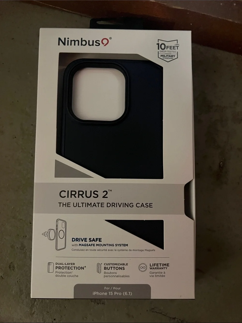 OtterBox Navy Blue iPhone Case with Light Blue Accent